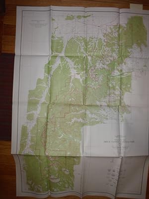 Bild des Verkufers fr Topographical Map Bryce Canyon National Park Utah zum Verkauf von Imperial Books and Collectibles