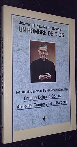 Bild des Verkufers fr Josemara Escriv de Balaguer: Un hombre de Dios zum Verkauf von Librera La Candela