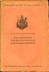 Bild des Verkufers fr Bibliographie zur Geschichte des deutschen Portrts. zum Verkauf von Bcher Eule