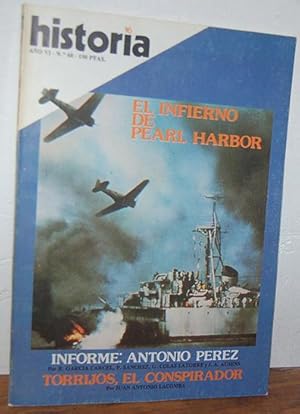 Immagine del venditore per Historia 16, EL INFIERNO DE PEARL HARBOR. Infrme: Antinio Prez/ Torrijos el conspirador. Ao VI, N 68 venduto da EL RINCN ESCRITO