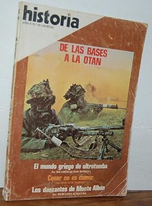 Seller image for Historia 16, DE LAS BASES EN LA OTAN. El mundo griego de ultratumba. Ao V, N 54 for sale by EL RINCN ESCRITO