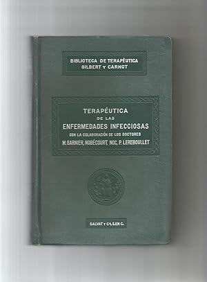 Imagen del vendedor de Teraputica de las enfermedades infecciosas. a la venta por Librera El Crabo