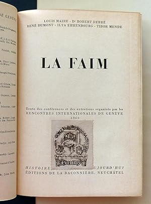 Imagen del vendedor de La Faim. a la venta por Il Tuffatore
