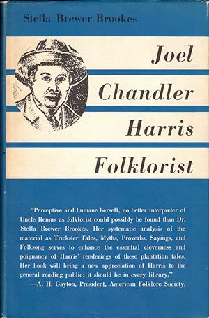 Seller image for Joel Chandler Harris-Folklorist for sale by Kenneth Mallory Bookseller ABAA