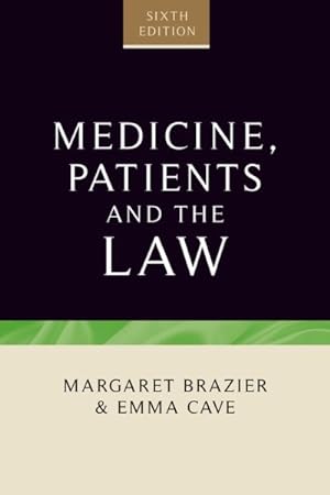 Imagen del vendedor de Medicine, Patients and the Law a la venta por GreatBookPrices