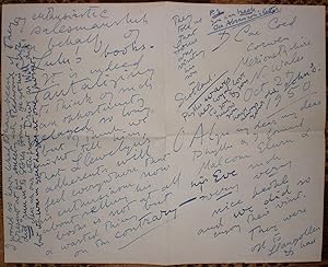 [Autograph Letter Signed from John Cowper Powys to Alyse Gregory, dated 27 October, 1950].