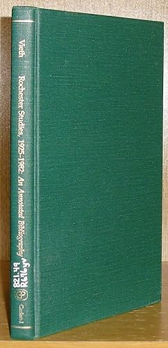 Immagine del venditore per Rochester Studies, 1925-1982: An Annotated Bibliography. venduto da James Hawkes