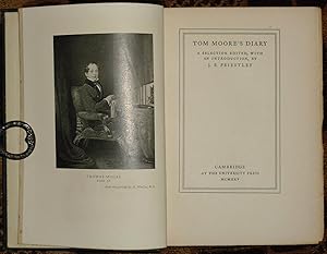 Seller image for Tom Moore's Diary. A Selection edited, with an Introduction, by J.B. Priestley. for sale by James Hawkes