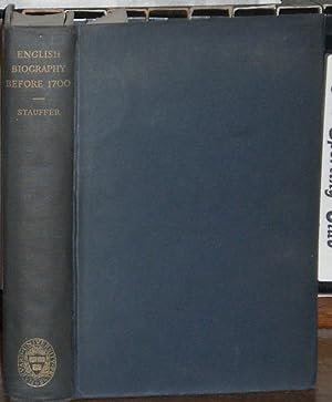 English Biography Before 1700.
