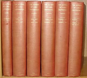 Immagine del venditore per The Letters of Philip Dormer Stanhope 4th Earl of Chesterfield. Edited, with an introduction, by Bonamy Dobree. The King's Printers' Edition. In six [6] volumes. venduto da James Hawkes