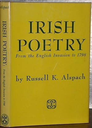 Immagine del venditore per Irish Poetry from the English Invasion to 1798. venduto da James Hawkes
