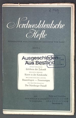 Seller image for Frauenfragen - Frauensorgen; in: Heft 2/1946 Nordwestdeutsche Hefte; for sale by books4less (Versandantiquariat Petra Gros GmbH & Co. KG)