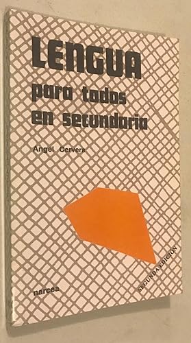Imagen del vendedor de Lengua Para Todos en Secundaria (Spanish Edition) a la venta por Once Upon A Time