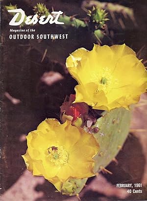 Bild des Verkufers fr Desert Magazine of the Outdoor Southwest February 1961 hd oversize zum Verkauf von Charles Lewis Best Booksellers