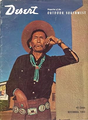 Bild des Verkufers fr Desert Magazine of the Outdoor Southwest November 1960 hd oversize zum Verkauf von Charles Lewis Best Booksellers