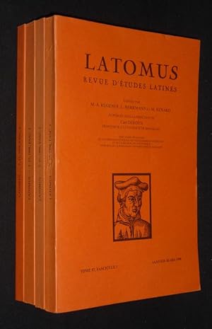 Imagen del vendedor de Latomus, Tome 57, Fascicules 1  4 (anne 1998 complte) a la venta por Abraxas-libris
