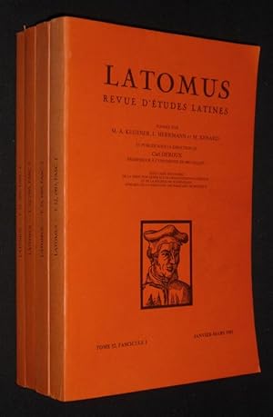 Imagen del vendedor de Latomus, Tome 52, Fascicules 1  4 (anne 1993 complte) a la venta por Abraxas-libris