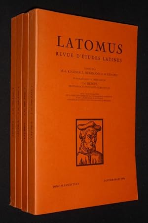 Imagen del vendedor de Latomus, Tome 55, Fascicules 1  4 (anne 1996 complte) a la venta por Abraxas-libris