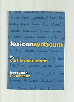 Lexicon Syriacum