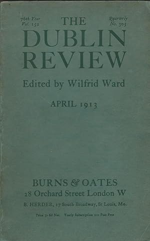 The Dublin Review: April 1916 Vol. 158, No.317