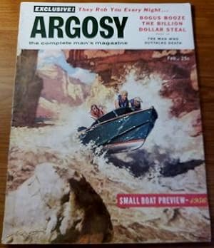 Imagen del vendedor de ARGOSY Men Adventure Magazine February 1956 Gardner Caidin Marsten McBain Hearne a la venta por Comic World