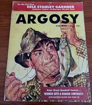 Bild des Verkufers fr ARGOSY Men Adventure Magazine April 1948 Nymph Baseball Fishing Gardner zum Verkauf von Comic World