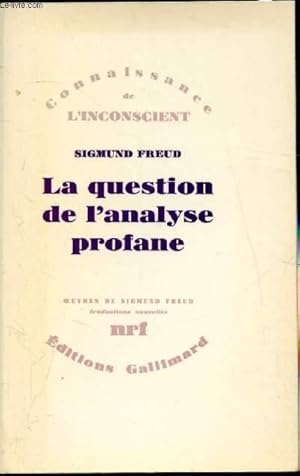 Image du vendeur pour La question de l'analyse profane mis en vente par Le-Livre