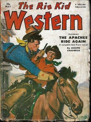 Bild des Verkufers fr THE RIO KID WESTERN: May 1951 ("The Apaches Ride Again") zum Verkauf von Books from the Crypt