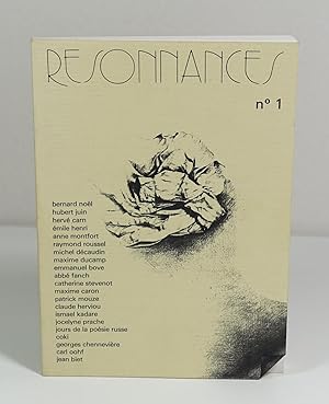 Bild des Verkufers fr Revue Resonnances n1 zum Verkauf von Librairie L'Autre sommeil