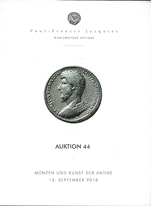 Image du vendeur pour Mnzen und kunst der Antike. Auktion 44, 13 September 2018 mis en vente par Librairie Archaion