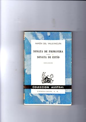 Imagen del vendedor de Sonata De Primavera Y Sonata De Estio (Coleccin Austral) a la venta por Gwyn Tudur Davies
