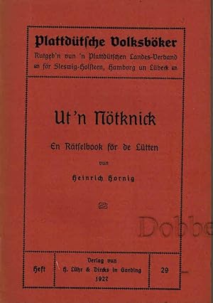 Ut`n Nötknick. En Rätselbook för de Lütten.