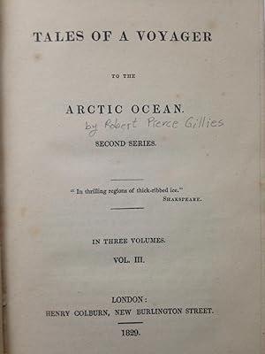 Tales of a Voyager to the Arctic Ocean, Second Series, Volume III
