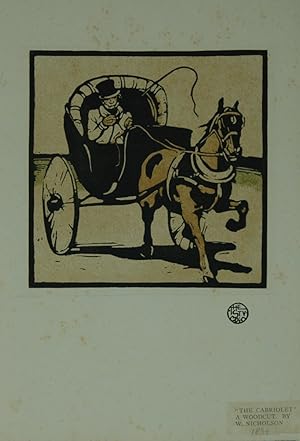 Seller image for The Cabriolet. Holzschnitt von W. Nicholson aus "The Studio", for sale by Antiquariat  Braun