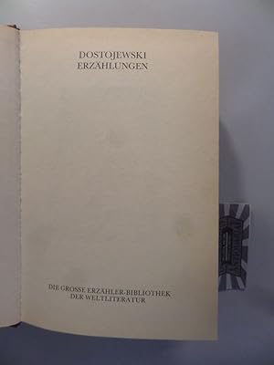 Bild des Verkufers fr Erzhlungen. (Die groe Erzhler-Bibliothek der Weltliteratur). zum Verkauf von Druckwaren Antiquariat