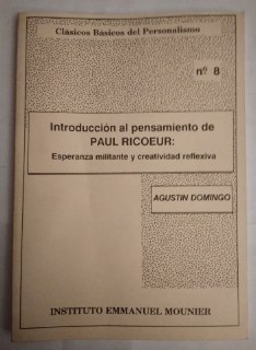 Imagen del vendedor de Introduccin al pensamiento de Paul Ricoeur: Esperanza militante y creatividad reflexiva. a la venta por La Leona LibreRa