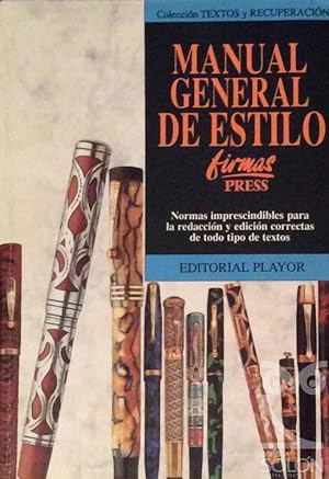 Seller image for Manual general de estilo for sale by LIBRERA SOLN