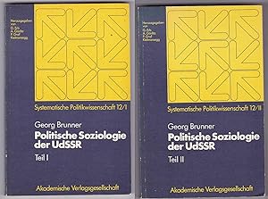 Imagen del vendedor de Politische Soziologie der UdSSR [1. und 2. Band, komplett] a la venta por Kultgut