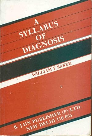 Seller image for A Syllabus of Diagnosis for sale by dansmongarage