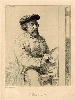 Bild des Verkufers fr Portrait of C. [Charles-Franois] Daubigny zum Verkauf von Wittenborn Art Books