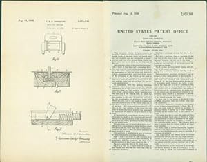 F. B. S. Grimston Hood For Vehicles. Patent Number 2,051,140, Aug. 18, 1936.