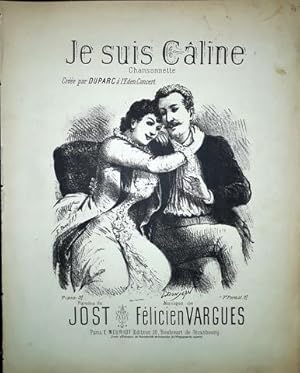 Seller image for Je suis Cline. Chansonnette. Cre par Duparc  l`Eden-Concert. Paroles de Jost for sale by Paul van Kuik Antiquarian Music