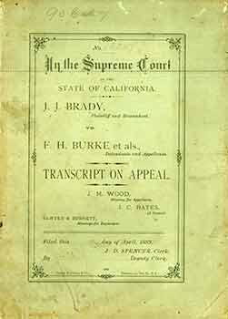 No. 13,207 In The Supreme Court of the State of California: J. J. Brady, Plaintiff and Respondent...