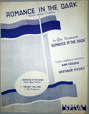 Imagen del vendedor de Romance in the dark. (Rver dans l`ombre) du film Paramount a la venta por Paul van Kuik Antiquarian Music