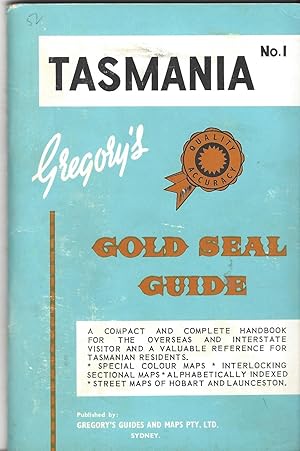 Seller image for Gregory's Gold Seal Guide Guide to Tasmania No. 1. for sale by Brentwood Books