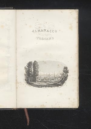 ALMANACCO Toscano per l'anno 1858.