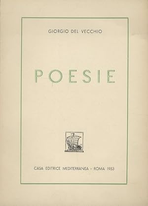 Bild des Verkufers fr Poesie. zum Verkauf von Libreria Oreste Gozzini snc