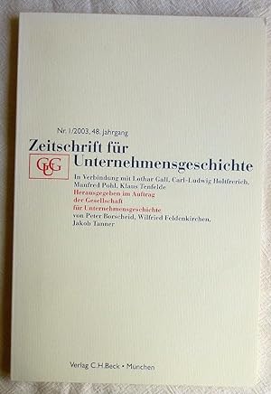 Zeitschrift für Unternehmensgeschichte (ZUG) Nr. 1/2003, 48. Jahrgang