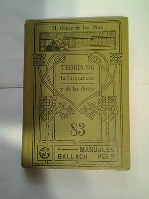 Seller image for Teoria de la Literatura y de las Artes for sale by Libros Ambig