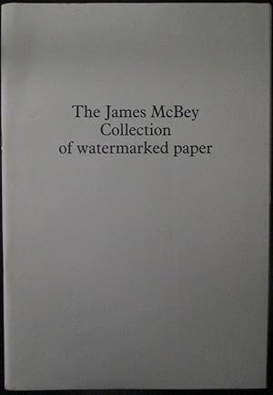 The James McBey Collection of Watermarked Paper